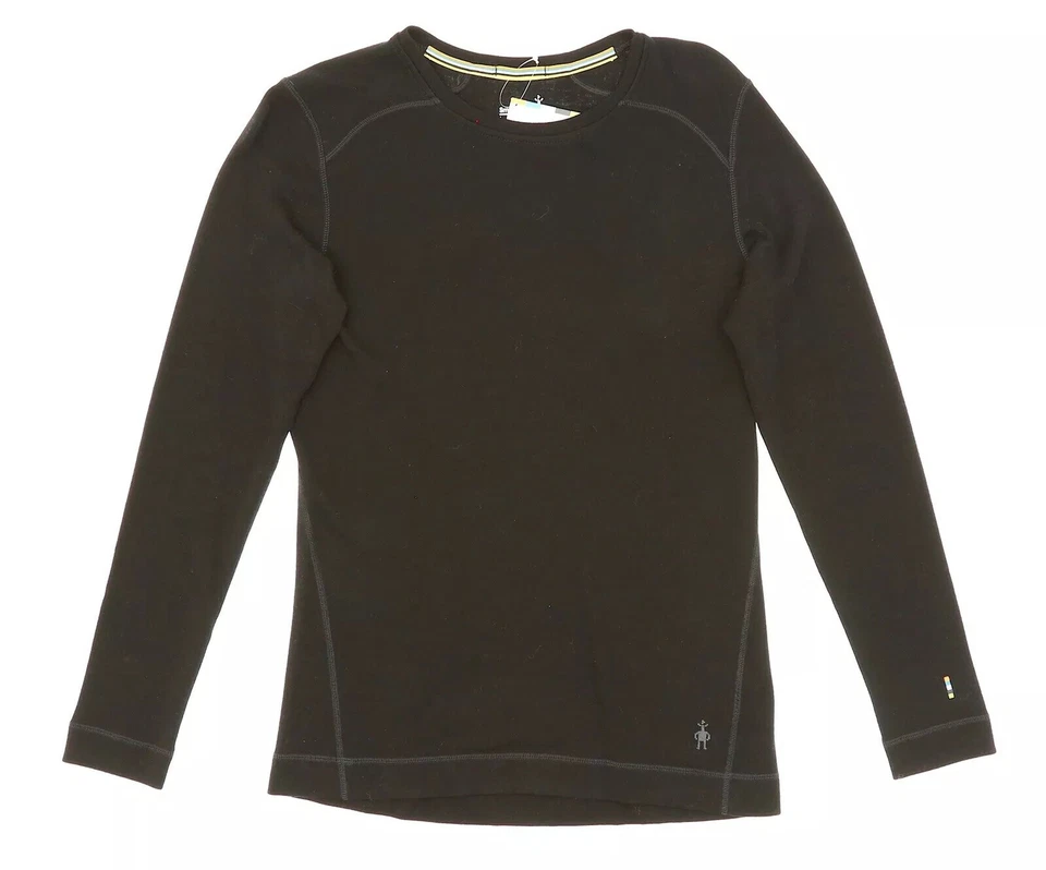 Top Smartwool para mujer Merino 250 negro capa base cuello redondo talla XS L68932 Foto 1 de 2