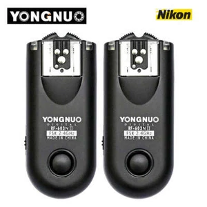 YONGNUO RF603 II N1 2.4GHz Wireless Remote System Trigger Transceiver for Nikon - Picture 1 of 10