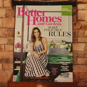 Better Homes and Gardens Feb 2016 Jessica Alba Make Your Own Rules - Picture 1 of 5