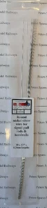 51L LS008/4: 12" 0,3mm Signal Zugstange & Handlauf Draht (10er Pack) Spur N - Bild 1 von 1