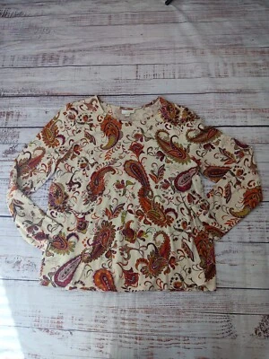 Camiseta para mujer J. Jill grande cachemira manga larga modal marfil colores otoño Foto 1 de 4