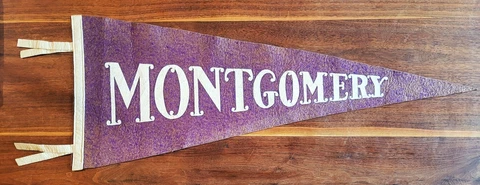 VINTAGE 1930’s Montgomery Alabama Pennant! WOW! Cover