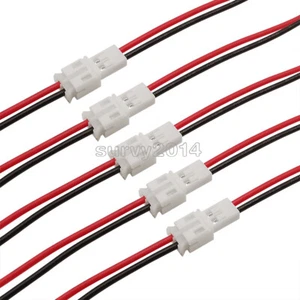 20CM JST PH 2.0 2.0mm Pitch 2 Pin Male Female Cable Connector Micro JST PH 2P - Picture 1 of 5