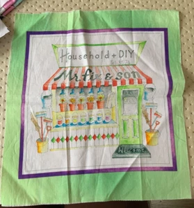 New Cotton Sewing Panel “Mr Fix & Son Household & DIY” - Picture 1 of 2
