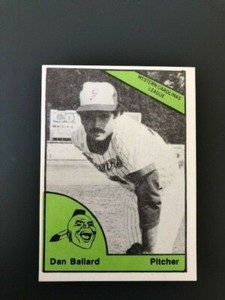 1978 TCMA MINOR LEAGUE BASEBALL Greenwood Braves  DAN BALLARD