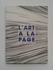 " L'art à la page " Catalogue de Cagnes-sur-Mer, 1992 fata morgana maeght chave - Imagen 1 de 1
