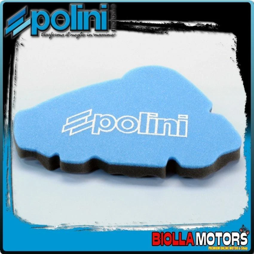 203.0168 SPUGNA FILTRO ARIA POLINI PIAGGIO VESPA 125/150 4T ET4 (LEADER) - Immagine 1 di 4