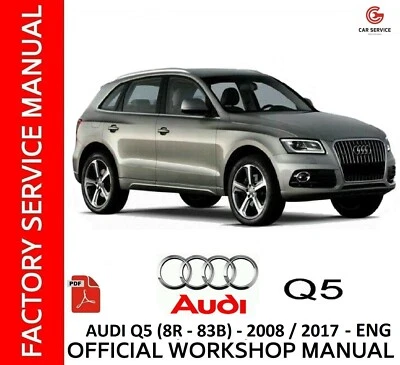 AUDI Q5 (BR - 83B) 2008/2017  WORKSHOP MANUAL REPAIR SERVICE WIRING DIAGRAMS - Image 1 of 4