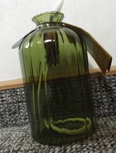 °° NEU °° Dekoglas mit Beleuchtung grün von Depot 13,5 cm hoch - Bild 1 von 3