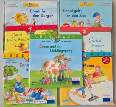 Lesemaus. 4 x Abenteuer mit Conni / Carlsen. 2 x HappyMeal Conni - Bild 1 von 4