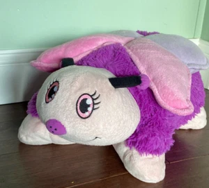 Pillow Pets Purple Pink Butterfly 19"x17" Plush Stuffed Animal Toy - Picture 1 of 9