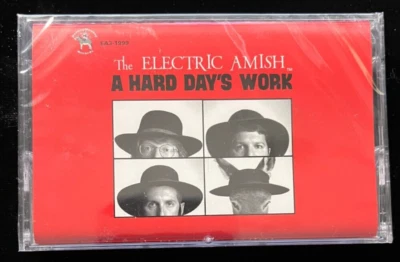 The Electric Amish A Hard Day's Work 12 track 1999 CASSETTE TAPE NEW! bob & tom - Image 1 of 2