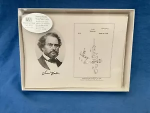 Famous Patents Greeting Cards Sealed SAMUEL COLT 1836 First Revolver Wild West - Picture 1 of 7