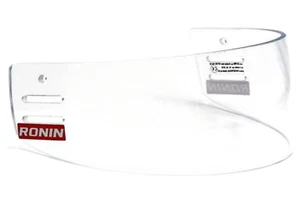 Visera de hockey Ronin R3-PRO CORTE RECTO (antiarañazos/antiniebla) HECHA EN UE - Imagen 1 de 3