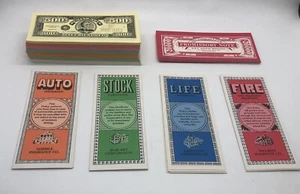 1981 The Game of Life Board Game Replacement Pieces Money Insurance Policies - Picture 1 of 12