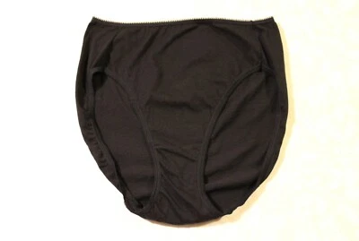Faded Glory Ladies Briefs, Package of 3, Size XXL/9, Color Black, New with Tags - Image 1 of 4