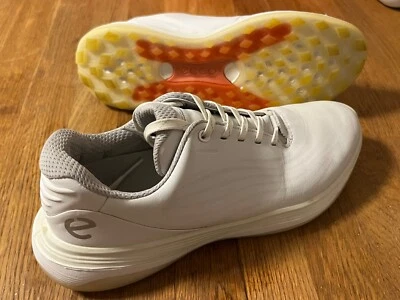 Ecco女式混合LT1白色,防水,无钉,高尔夫鞋 — 第 1/4 张图片