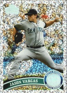 JASON VARGAS 2011 TOPPS DIAMOND ANNIVERSARY #237 MARINERS  (BOX 43) ID:14237