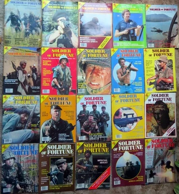 SOLDIER OF FORTUNE: Journal of Professional Adventurers - 30 Issues - 1979-1984 - Image 1 of 4