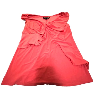 Antthony Sleeveless Top Pink Women's Size Small Womens Tunic Blouse Ruffle Shirt - Picture 1 of 7