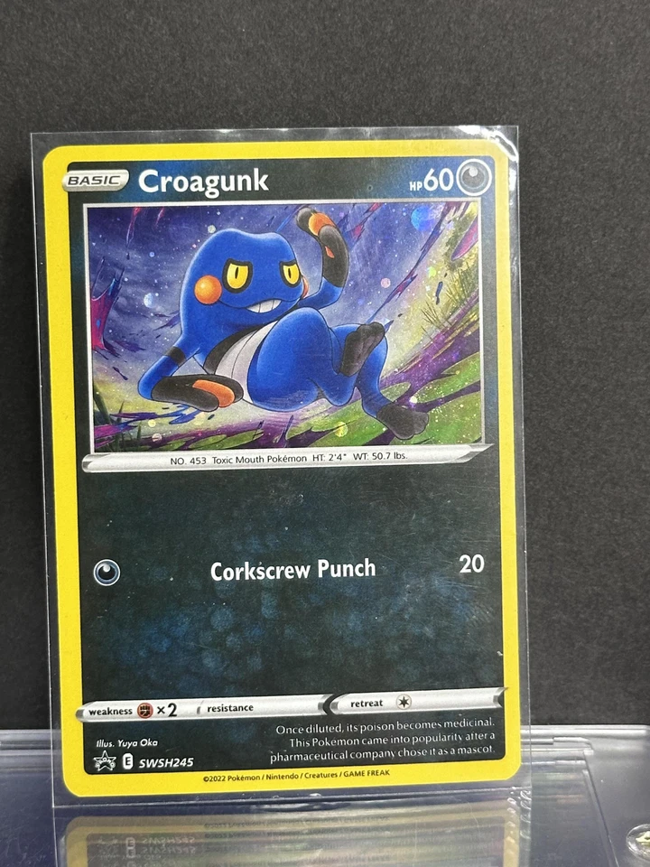 SWSH: Sword & Shield Promo Cards #SWSH245 Croagunk - Image 1 of 1