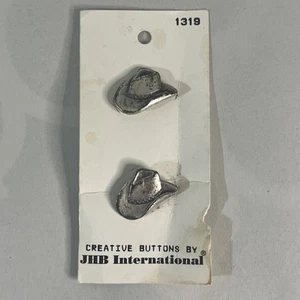 Creative Bottons by JHB Internation Western Cowboy Hats 5/8" 1319 Vintage Italy - Picture 1 of 4