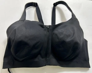 Reggiseno sportivo Victoria's Secret Pure Black 38DDD sudore a punta knockout supporto massimo - Foto 1 di 4