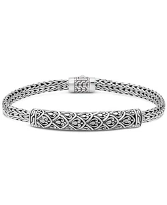 Sterling Silver 925 Bali Dragon Skin with Dragon Bone Tulang Naga Oval Chain ... - Picture 1 of 3