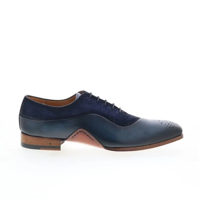 Zapatos informales Mezlan Mez314 de gamuza azul para hombre Oxford y con cordones 9 Foto 1 de 4