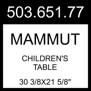 IKEA MAMMUT Children's Table Indoor/outdoor White 30 3/8x21 5/8" 503.651.77 - Picture 1 of 1