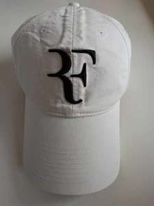 Nike RF Roger Federer Legacy 91 Dri-Fit Logo schwarz Tennisplatz Kappe Mütze weiß - Bild 1 von 16