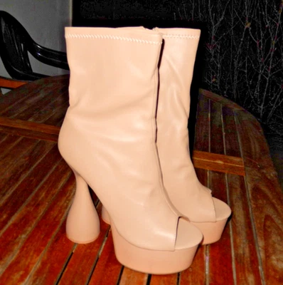 Sexy Peeptoes - Extrem Plateau High Heels, 17cm, Größe 44,5 - Bild 1 von 4