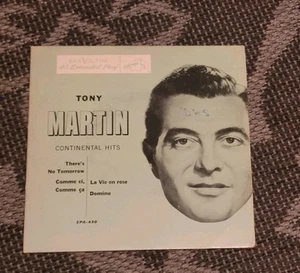 Tony Martin - Continental Hits 7" EP 45PM Very Good - Picture 1 of 18