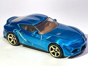 Matchbox 2023 Toyota GR Supra CUSTOM MADE SPECTRAFLAME BLUE💥, solo 1 al mondo - Foto 1 di 7