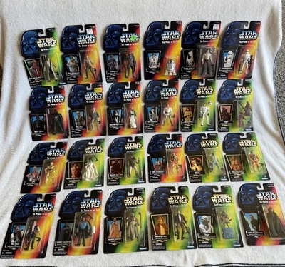 Lote de 26 figuras de acción surtidas Star Wars Power of the Force, 1995 Foto 1 de 4