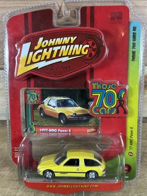Johnny Lightning Yellow ‘77 AMC Pacer X Those 70s Cars R2 1:64 2008 Diecast - Image 1 of 4