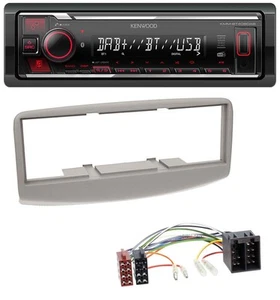 Kenwood MP3 Bluetooth USB DAB Autoradio für Fiat Multipla 186 1999-2010 grau - Bild 1 von 7