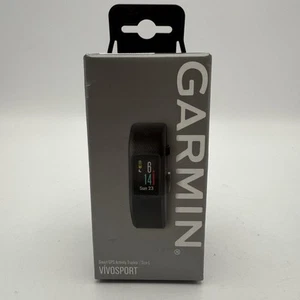 Garmin Vivosport GPS Rastreador de Actividad Inteligente - Negro - Talla Grande - Totalmente Nuevo - Imagen 1 de 4