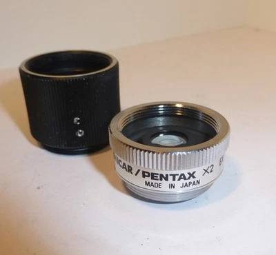 COSMICAR / PENTAX X2 EXTENDER TELECONVERTER C MOUNT with 22mm EXTENSION TUBE - Image 1 of 4