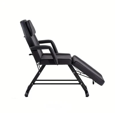 Silla Tatuaje con Bandeja - Cama Facial Ajustable Pestañas Cama Mesa de Masaje - Artista Foto 1 de 4