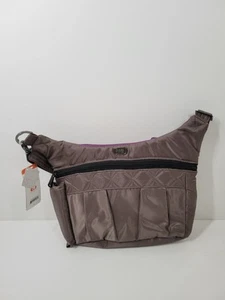 Lug Swing Gray RFID Shoulder Crossbody Adjustable Bag Purse NWT  - Picture 1 of 6