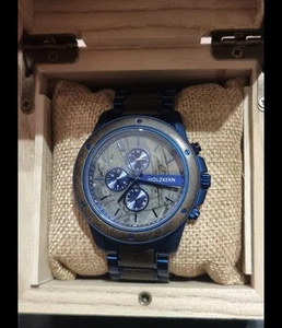 HOLZKERN Herren Chronograph Priamus The Camelot Collection, aus echtem Marmor - Bild 1 von 3