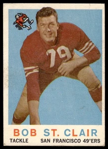 Topps Bob St. Clair 1959 #58 - Imagen 1 de 2