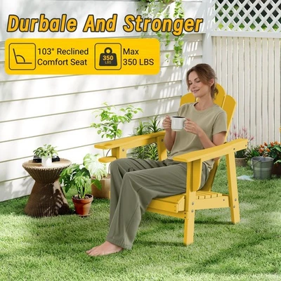 LEASBAR Adirondack chairs, outdoor courtyard chairs, leisure garden terraces all-weather