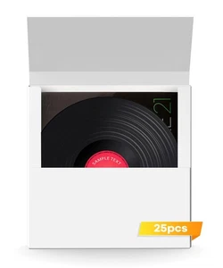Paquete de 25 sobres de discos de vinilo de 12" x 12" cajas de envío de cartón de alta resistencia - Imagen 1 de 7
