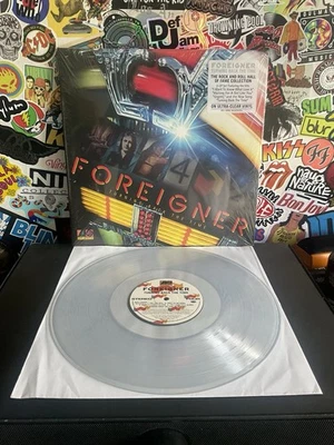 FOREIGNER Turning Back The Time VG++ 2LP ULTRA CLEAR VINYL W/HYPE STICKER - Image 1 of 2