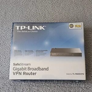 TP-Link TL-R600VPN SafeStream Gigabit Multi-WAN VPN Router Kontrola przepustowości NOWY - Zdjęcie 1 z 5