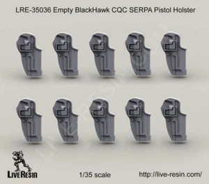 Resina viva escala 1/35 (¡miniatura!) 10 Funda para pistola vacía CQC SERPA LRE35036 - Imagen 1 de 2