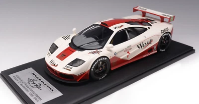 Base In Pelle Mclaren F1 GTR 1996 4 Ore Di Spa "WEST" 1/12 Scala BO145 - Immagine 1 di 4