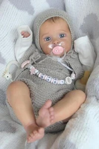 Reborn Baby Dolls 19in Realistic Newborn Handmade Real Life Baby Dolls Soft Body - Picture 1 of 4